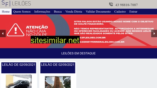 sfleiloes.com.br alternative sites