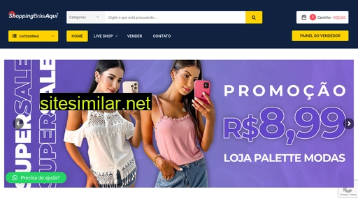 shoppingbrasaqui.com.br alternative sites