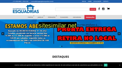 shoppingdasesquadrias.com.br alternative sites
