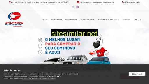 shoppingdoautomoveljp.com.br alternative sites
