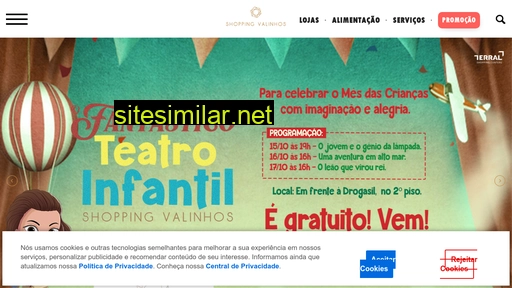 shoppingvalinhos.com.br alternative sites