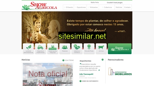 showagricola.com.br alternative sites