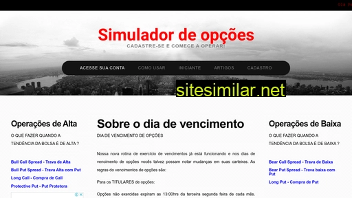 simuladoropcoes.com.br alternative sites