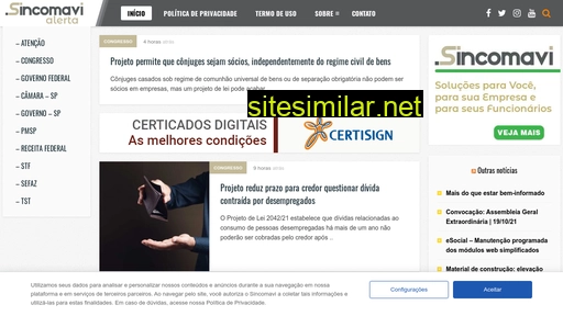 sincomavialerta.org.br alternative sites