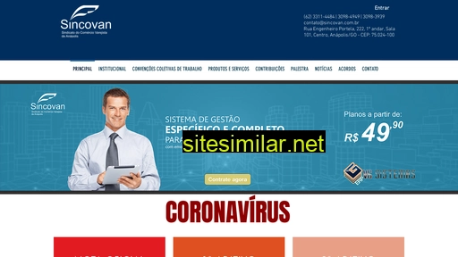 sincovan.com.br alternative sites