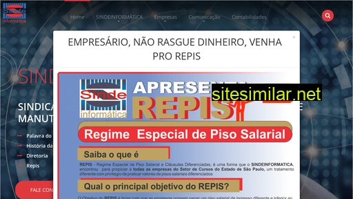 sindeinformatica.org.br alternative sites