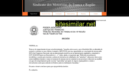 sindicatomotoristas.com.br alternative sites