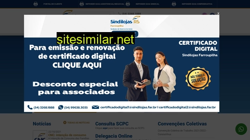 sindilojasfarroupilha.com.br alternative sites