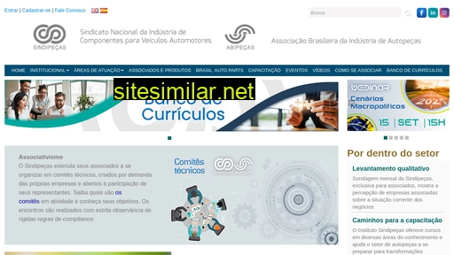 sindipecas.org.br alternative sites