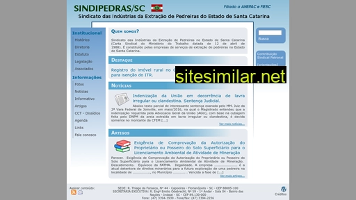 sindipedras-sc.org.br alternative sites