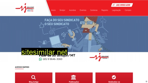 sindjormt.org.br alternative sites