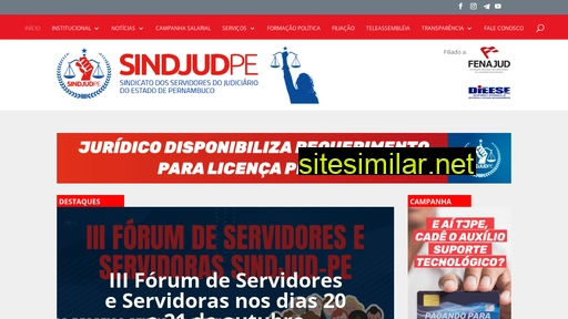 sindjudpe.org.br alternative sites