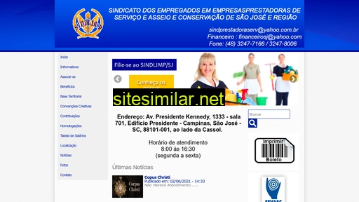 sindlimpsj.com.br alternative sites
