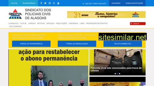sindpolalagoas.com.br alternative sites