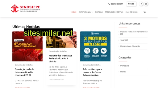 sindsifpe.com.br alternative sites