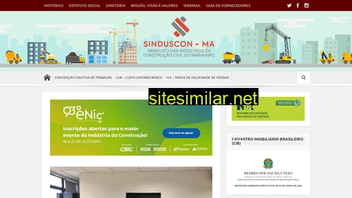 sinduscon-ma.com.br alternative sites