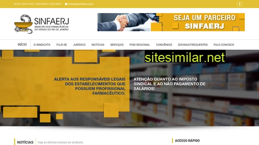 sinfaerj.org.br alternative sites