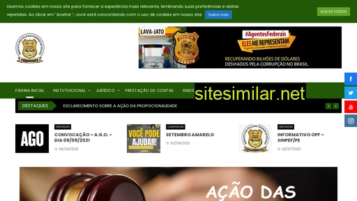 sinpefpe.org.br alternative sites
