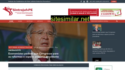 sintrajufpe.org.br alternative sites