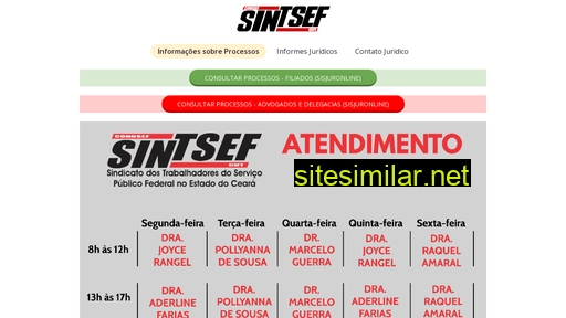 sintsef-ce.org.br alternative sites