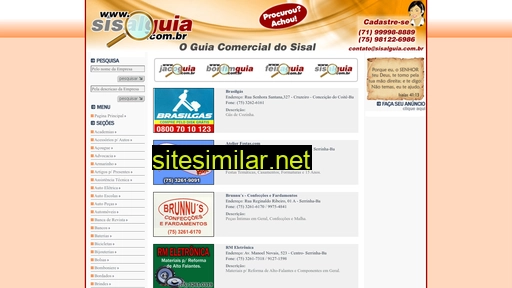 sisalguia.com.br alternative sites