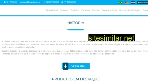 site.lysanda.com.br alternative sites