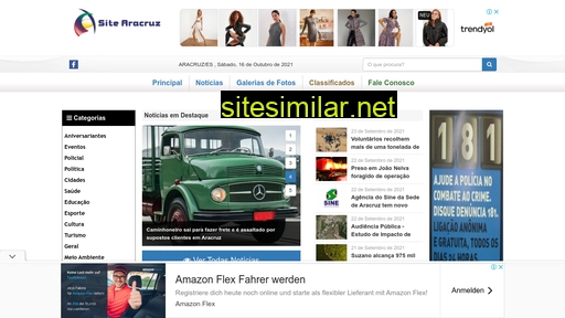 sitearacruz.com.br alternative sites