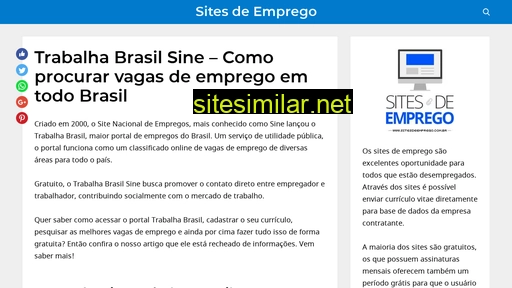sitesdeemprego.com.br alternative sites