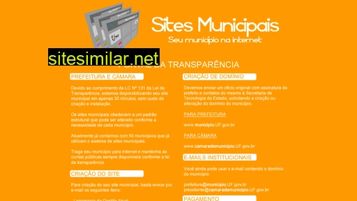 sitesmunicipais.com.br alternative sites