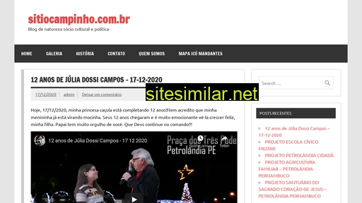 sitiocampinho.com.br alternative sites