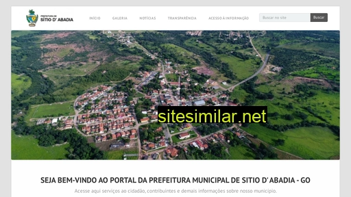 sitiodabadia.go.gov.br alternative sites