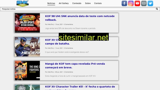 snkbrasil.com.br alternative sites
