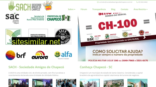 sociedadeamigosdechapeco.com.br alternative sites