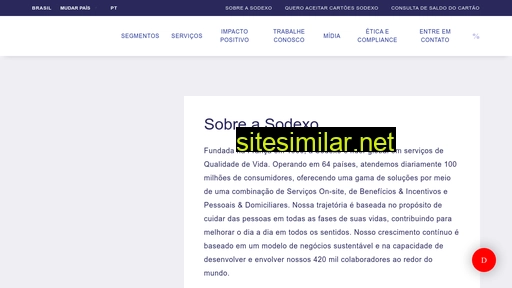 sodexoservicos.com.br alternative sites
