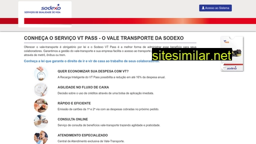 sodexovtpass.com.br alternative sites