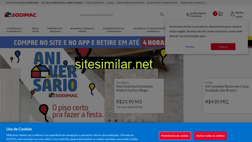 sodimac.com.br alternative sites