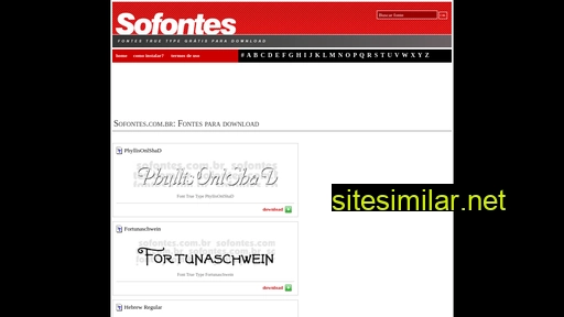 sofontes.com.br alternative sites