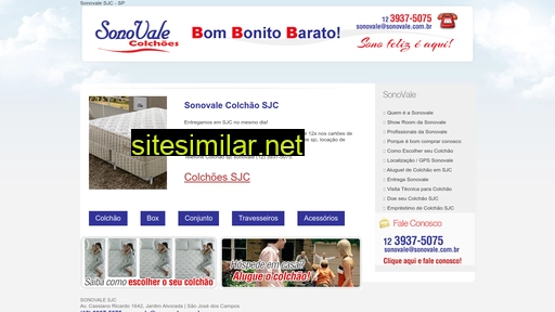 sonovale.com.br alternative sites