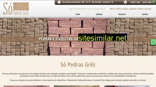 sopedrasgres.com.br alternative sites