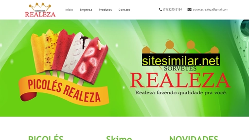 sorvetesrealeza.com.br alternative sites