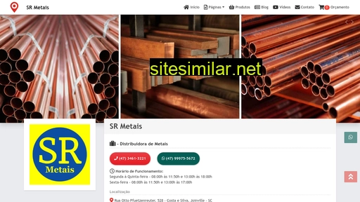 srmetais.com.br alternative sites