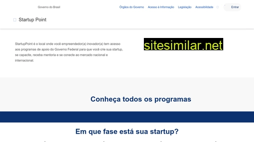 startuppoint.gov.br alternative sites