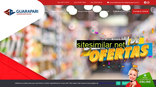 supermercadoguarapari.com.br alternative sites