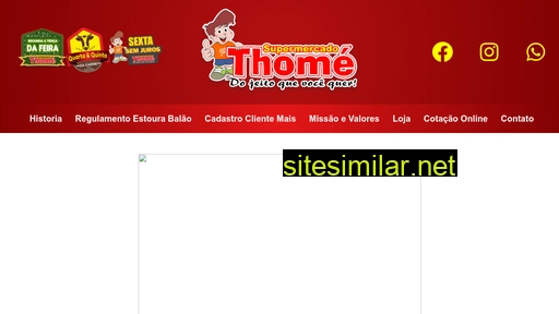 supermercadothome.com.br alternative sites