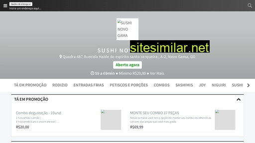 sushinovogama.com.br alternative sites