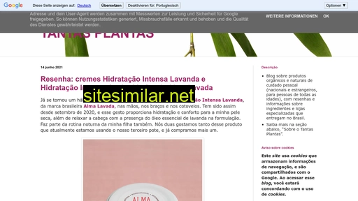 tantasplantas.com.br alternative sites