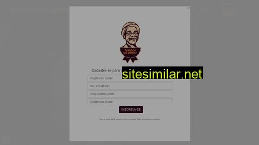 tapiocadadinda.com.br alternative sites