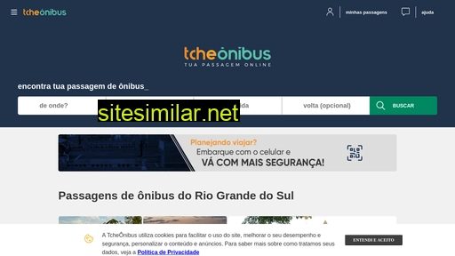 tcheonibus.com.br alternative sites