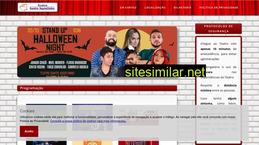 teatrosantoagostinho.com.br alternative sites