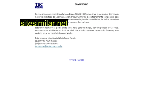 tectanque.com.br alternative sites